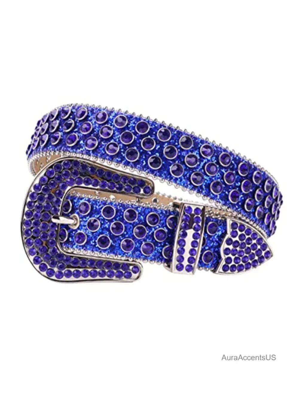 Rhinestone Western Belt Men Women Bling Crystal Diamond Studded Belts